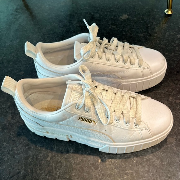 White Puma Sneakers - Picture 3 of 8